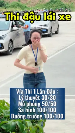 Thi đậu lái xe