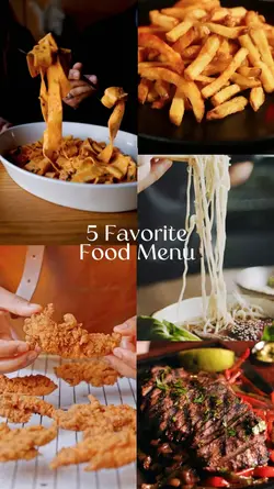 favorite food menu