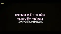 Intro thuyết trình 