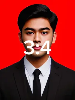 merah pas poto 3:4