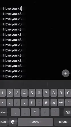 i love you 🫶 