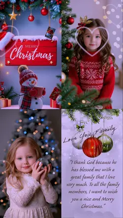 Christmas collage