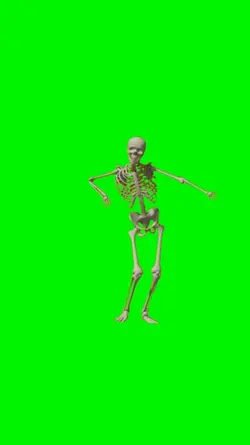 Dancing skeleton