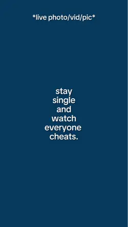 Stay single