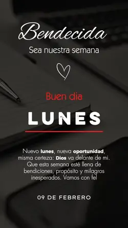 Lunes buen dia