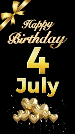 Birthday 4 July