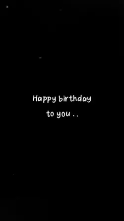 Happy birthday