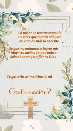 padrino confirmación