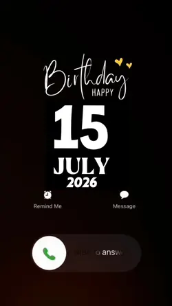 Hbd 15 July 2026 