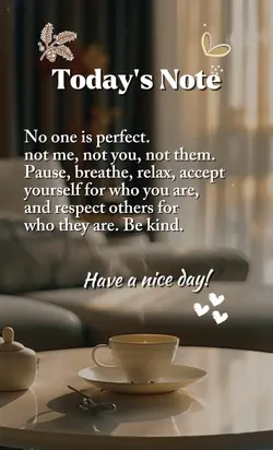 No one is perfect