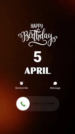 HBD 5 APRIL 2026