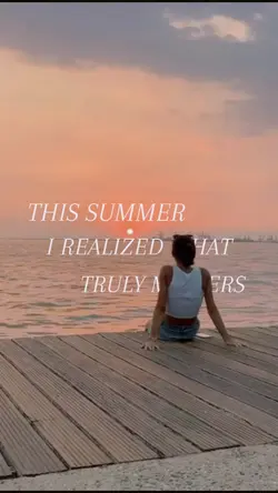 the summer I realize