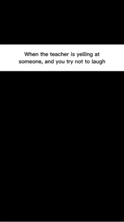 Teacher yelling 