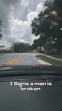 Signs he’s broken.