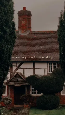a rainy autumn day