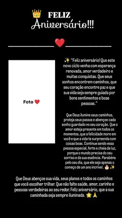 feliz aniversário 