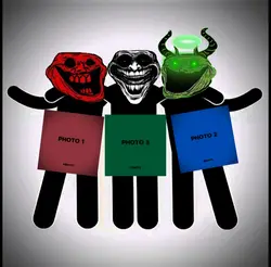 3 troll faces