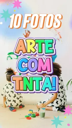 Arte com tinta