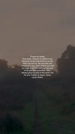 Prayer for today