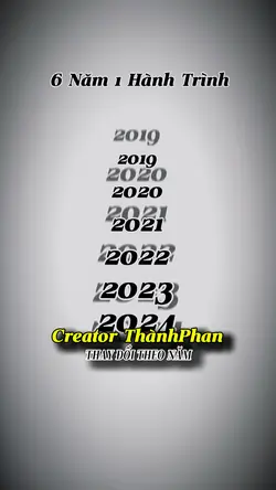 6 năm 1 hành trình