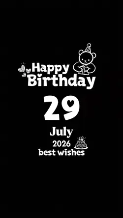 Hbd 29 july 2026