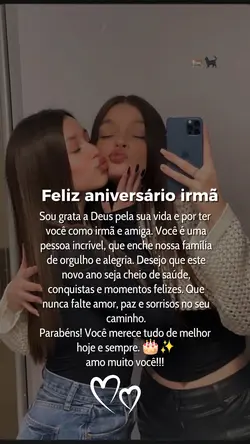 parabéns irmã 