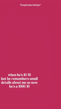 when he's 10/10 but.