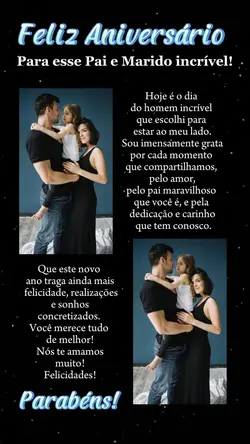 Parabéns Marido/Pai