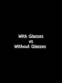 with glasses