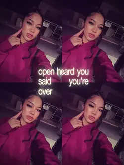 Heard you said