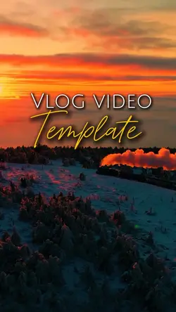 Vlog video template