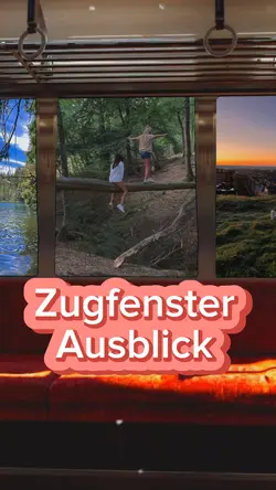 Zugfenster Ausblick