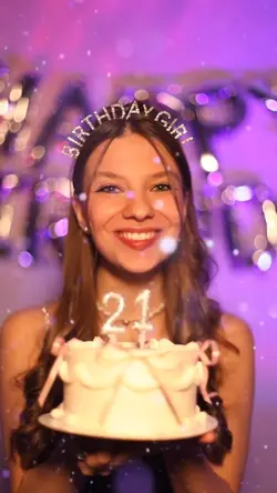 Glitter Cake Effect