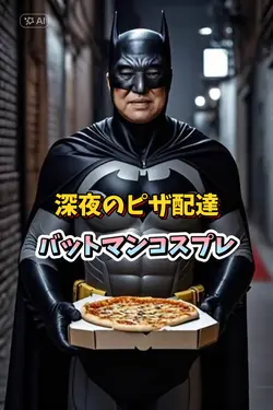 バットマンコスプレ変装エフェクト