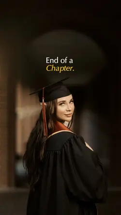 end of a chapter.