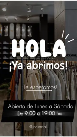 Ya abrimos!