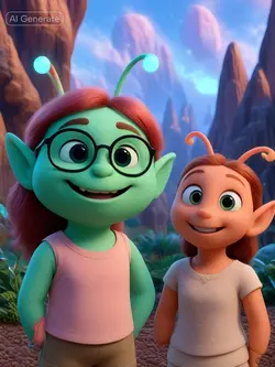 Cute Alien template