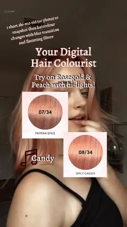 Rose and Peach Hair!