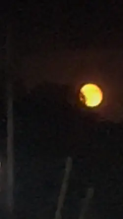 Blood red moon