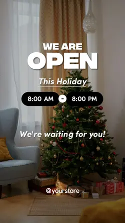 We are Open