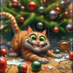 Cat being naughty 