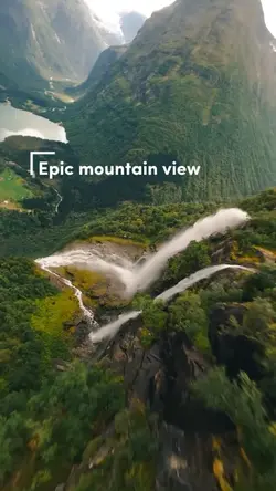 Epic mountain view