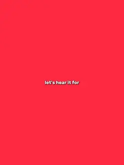let's hear is for