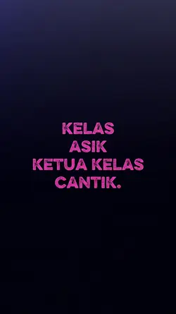 ketua kelas cantik 