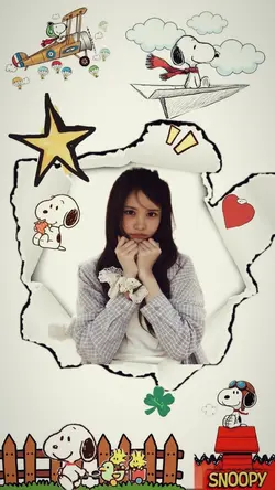 Snoopy frame!!