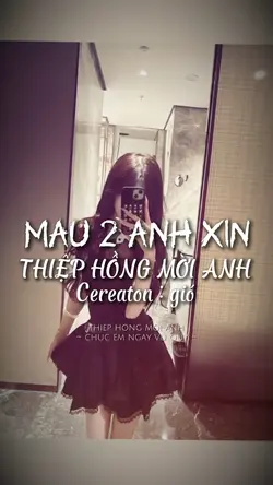 THIỆP HỒNG MỜI ANH