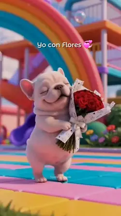 Yo con flores