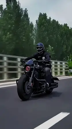 Relaxing motorcycle