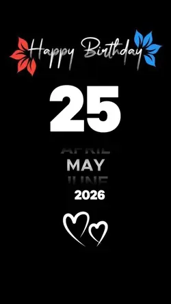 hbd 25 may 2026 
