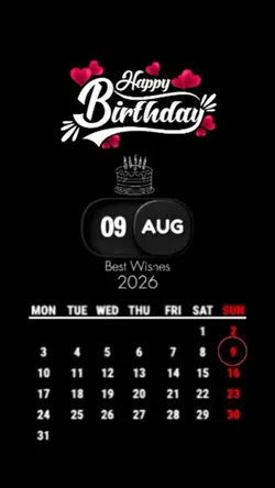 Birthday 09 August